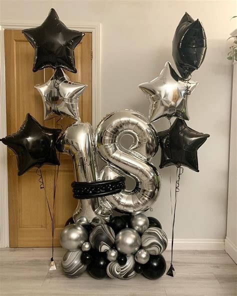 18th Birthday Balloons, 18th Helium Balloons & Balloon Bouquets.
